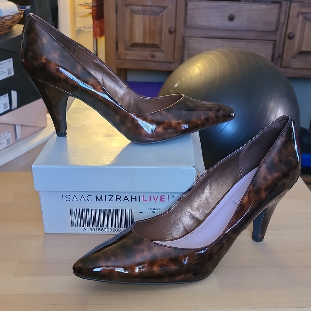 Isaac Mizrahi Tortoiseshell Heels